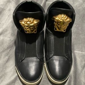 Versace Palazzo Slip-On High 'Black White'